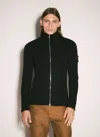 Prada Men's Virgin Wool Cardigan In Black