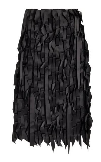 Prada Rock Mit Schleifenverzierung In Black