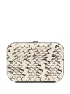 Prada Rigid Leather Card Holder In White