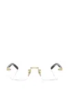 Prada Rimless-frame Glasses In Multi