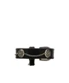 Prada Bracciale In Pelle Nera  Donna