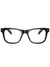 Prada Eyewear Square Frame Glasses In Black