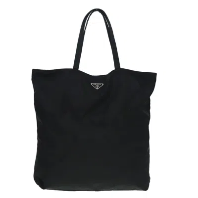 Pre-owned Prada Robot Synthetic Tote Bag () In Black