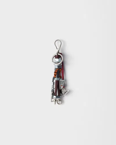 PRADA ROBOT METAL KEY RING CHARM