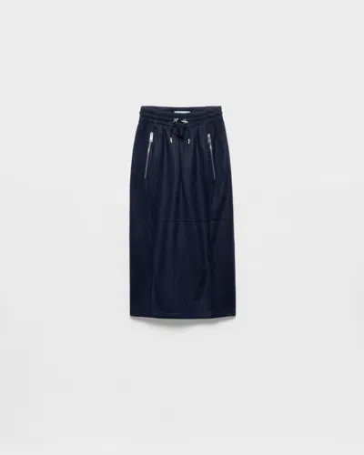 Prada Rock Aus Jersey In Blue