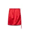 Prada A-line Skirt In Red