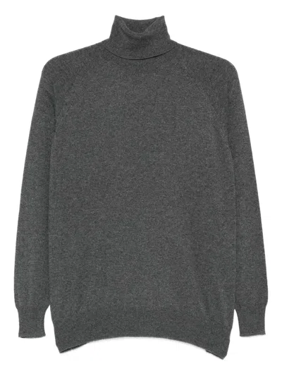 Prada Roll-neck Sweater In Gray