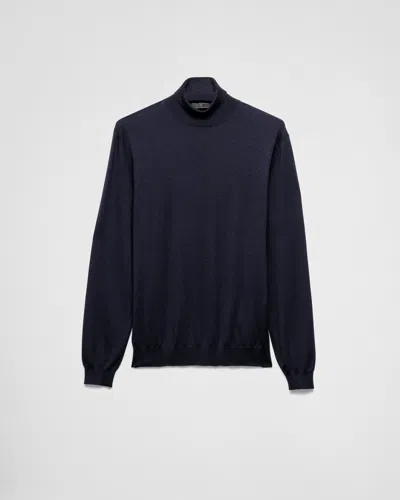 PRADA ROLLKRAGENPULLOVER AUS KASCHMIR UND SEIDE