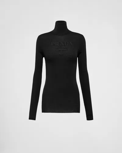 PRADA ROLLKRAGENPULLOVER AUS SUPERFINE-WOOL