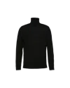 Prada Turtleneck Knitted Pullover In Black