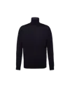 Prada Turtleneck Knitted Pullover In Black