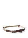 Prada Leather And Cord Belt