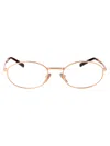Prada 0pr A57v Glasses In Gold