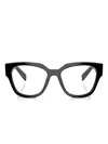 Prada Full Frame Plain Mirror In Black