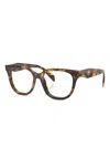 Prada Round-frame Glasses In Brown
