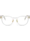 Prada Full Frame Sunglasses In White