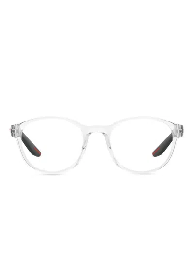 Prada Linea Rossa 55mm Pillow Optical Glasses In White