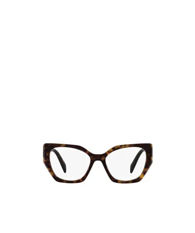 Prada Round-frame Glasses In White