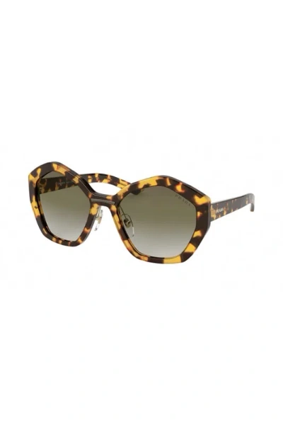 Prada Round Frame Sunglasses 55mm - Elegant And Versatile In Multi