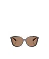 Prada Round-frame Sunglasses In Brown