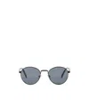 Prada Sunglasses With The Iconic Metal Plaque In Gray