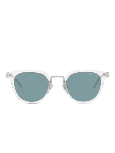 Prada Round-frame Sunglasses In Neutral