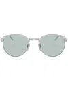 Prada Round-frame Sunglasses In Silver