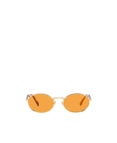 PRADA PRADA EYEWEAR OVAL FRAME SUNGLASSES
