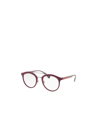 Prada Round-framed Glasses In White