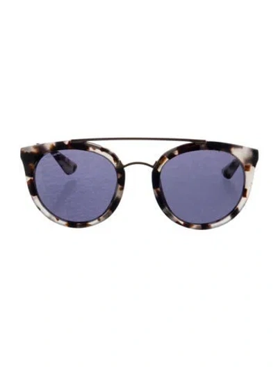 Pre-owned Prada Round Gradient Sunglasses