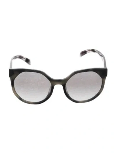 Pre-owned Prada Round Gradient Sunglasses