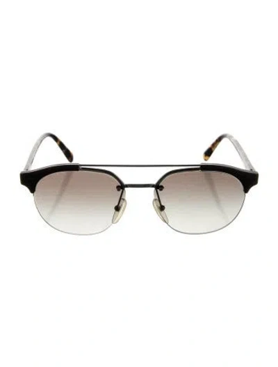 Pre-owned Prada Round Gradient Sunglasses In Multi