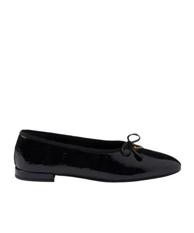 Prada Almond-toe Ballerina Shoes In Multi