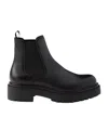 Prada Man Ankle Boots Black Size 7 Soft Leather In Black