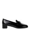 Prada Round Head High Heels In Black