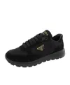 Prada Prax 2.0 Re-nylon And Suede Sneakers In Black