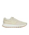 Prada Prax 01 Sneakers In Re-nylon And Suede Leather In Nude
