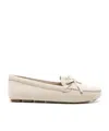 Prada Loafer Aus Wildleder Mit Logo In Nude