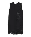 Prada Midikleid Mit Blumenapplikation In Black