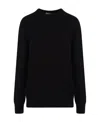 Prada Womens Black Logo-pattern Wool And Cashmere-blend Jumper In Black