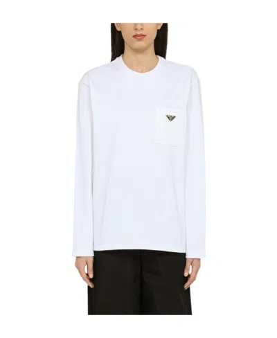 PRADA ROUND-NECKED T-SHIRT