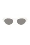 Prada Round Sunglasses In White