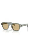 Prada Round Sunglasses, 53mm In Brown