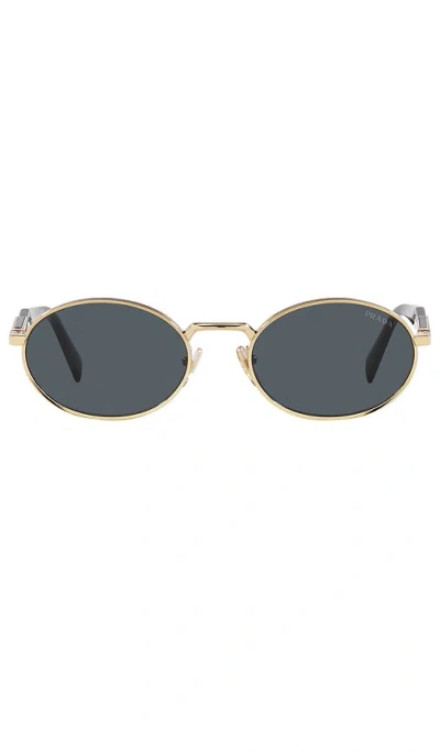 Prada Round Sunglasses In Blue