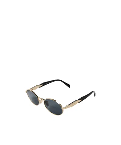 Prada Round Sunglasses In Black
