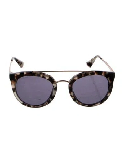 Pre-owned Prada Round Tinted Sunglasses