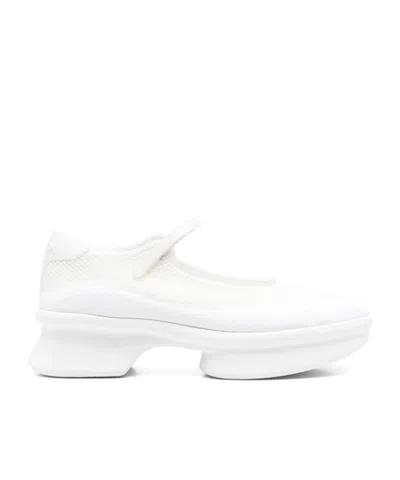 PRADA PRADA ROUND-TOE MESH BALLERINAS