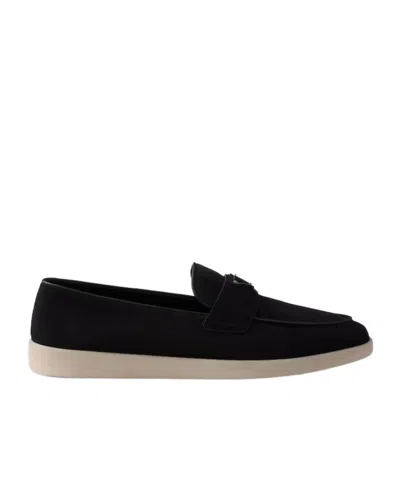 PRADA ROUND-TOE CASUAL SHOES