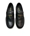Prada Mocassini Penny Loafer In Black