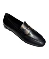 Prada Round Toe Loafers In Black